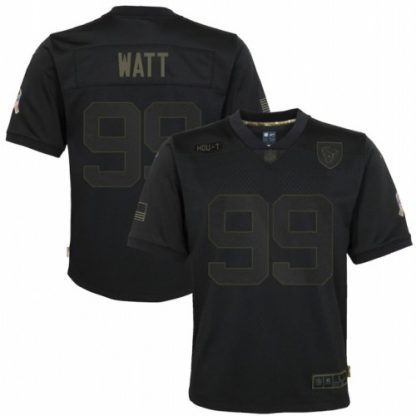 Houston Houston Texans #99 J.J. Watt Nike Youth 2020 Salute to Service Game Jersey Black