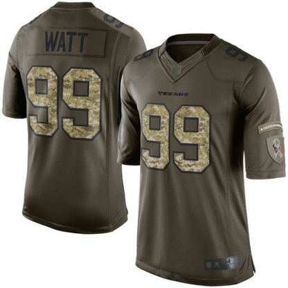 Nike Houston Texans #99 J.J. Watt Green Men's Stitched NFL Limited 2015 Salute to Service Jersey