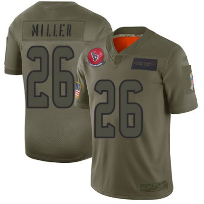 Nike Houston Texans #26 Lamar Miller Camo Men's Stitched NFL Limited 2019 Salute To Service Jersey