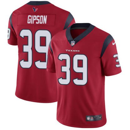 Nike Houston Texans #39 Tashaun Gipson Red Alternate Men's Stitched NFL Vapor Untouchable Limited Jersey