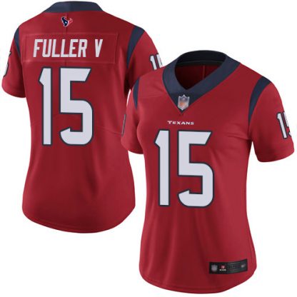Nike Houston Texans #15 Will Fuller V Red Alternate Women's Stitched NFL Vapor Untouchable Limited Jersey