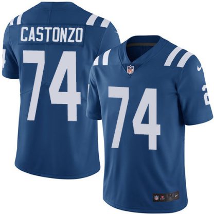 Nike Indianapolis Colts #74 Anthony Castonzo Royal Blue Team Color Youth Stitched NFL Vapor Untouchable Limited Jersey