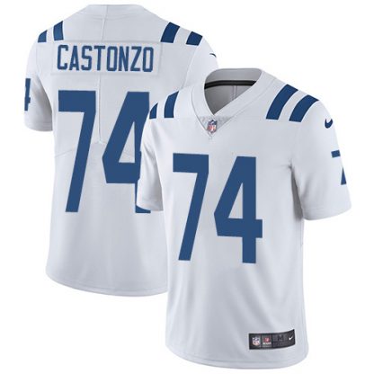 Nike Indianapolis Colts #74 Anthony Castonzo White Men's Stitched NFL Vapor Untouchable Limited Jersey