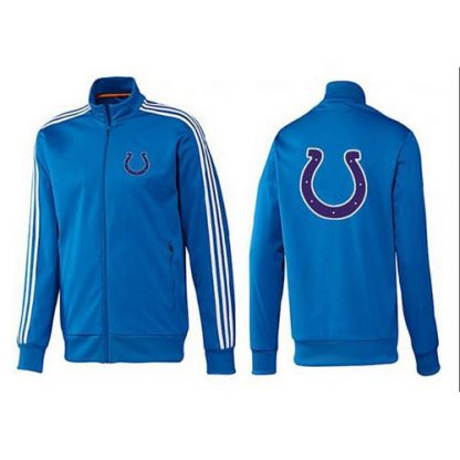 NFL Indianapolis Indianapolis Colts Team Logo Jacket Blue_3