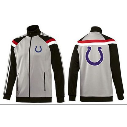 NFL Indianapolis Indianapolis Colts Team Logo Jacket Grey