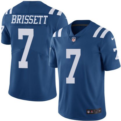 Nike Indianapolis Colts #7 Jacoby Brissett Royal Blue Youth Stitched NFL Limited Rush Jersey