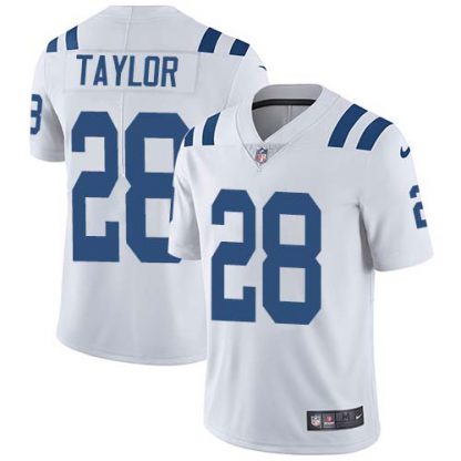 Nike Indianapolis Colts #28 Jonathan Taylor White Men's Stitched NFL Vapor Untouchable Limited Jersey