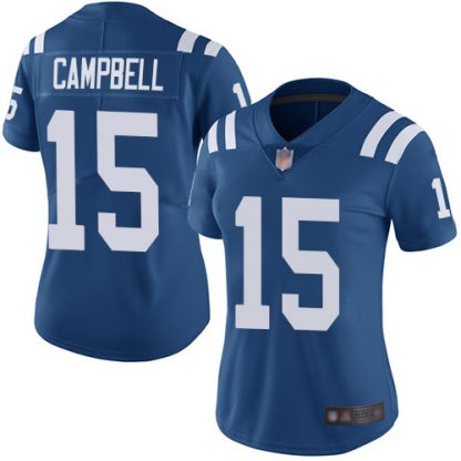Nike Indianapolis Colts #15 Parris Campbell Royal Blue Team Color Women's Stitched NFL Vapor Untouchable Limited Jersey