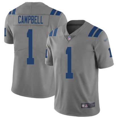 Nike Indianapolis Colts #1 Parris Campbell Gray Youth Stitched NFL Limited Inverted Legend Jersey
