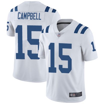 Nike Indianapolis Colts #15 Parris Campbell White Men's Stitched NFL Vapor Untouchable Limited Jersey