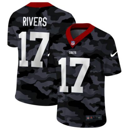 Indianapolis Indianapolis Colts #17 Philip Rivers Men's Nike 2020 Black CAMO Vapor Untouchable Limited Stitched NFL Jersey