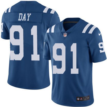 Nike Indianapolis Colts #91 Sheldon Day Royal Blue Youth Stitched NFL Limited Rush Jersey