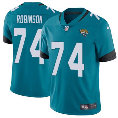 Nike Jacksonville Jaguars #74 Cam Robinson Teal Green Alternate Men's Stitched NFL Vapor Untouchable Limited Jersey