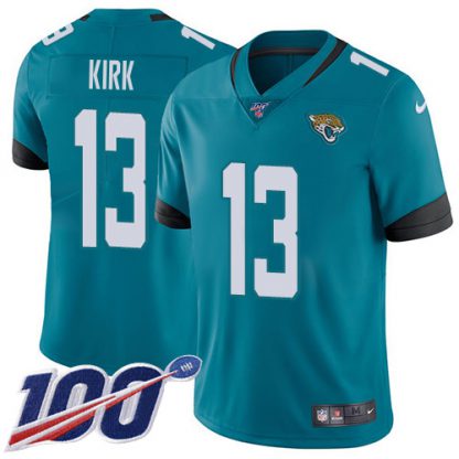 Nike Jacksonville Jaguars #13 Christian Kirk Teal Green Alternate Men's Stitched NFL 100th Season Vapor Limited Jersey