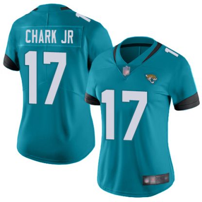 Nike Jacksonville Jaguars #17 DJ Chark Jr Teal Green Alternate Women's Stitched NFL Vapor Untouchable Limited Jersey