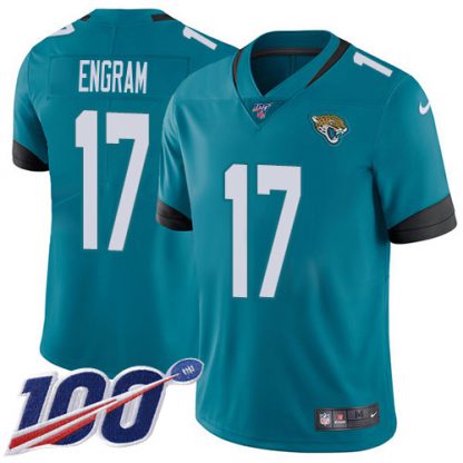 Nike Jacksonville Jaguars #17 Evan Engram Teal Green Alternate Men's Stitched NFL 100th Season Vapor Limited Jersey