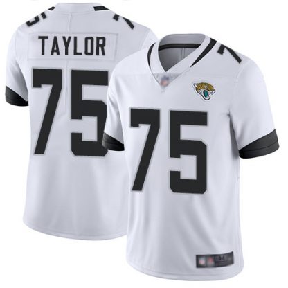 Nike Jacksonville Jaguars #75 Jawaan Taylor White Men's Stitched NFL Vapor Untouchable Limited Jersey