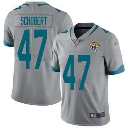 Nike Jacksonville Jaguars #47 Joe Schobert Silver Youth Stitched NFL Limited Inverted Legend Jersey
