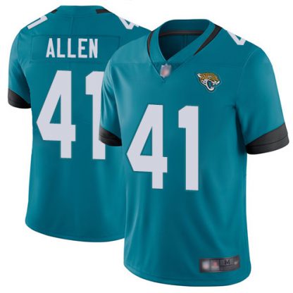 Nike Jacksonville Jaguars #41 Josh Allen Teal Green Alternate Men's Stitched NFL Vapor Untouchable Limited Jersey