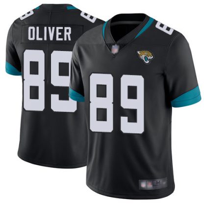 Nike Jacksonville Jaguars #89 Josh Oliver Black Team Color Men's Stitched NFL Vapor Untouchable Limited Jersey
