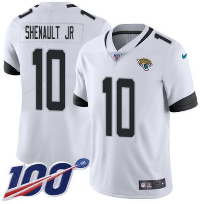 Nike Jacksonville Jaguars #10 Laviska Shenault Jr. White Men's Stitched NFL 100th Season Vapor Untouchable Limited Jersey