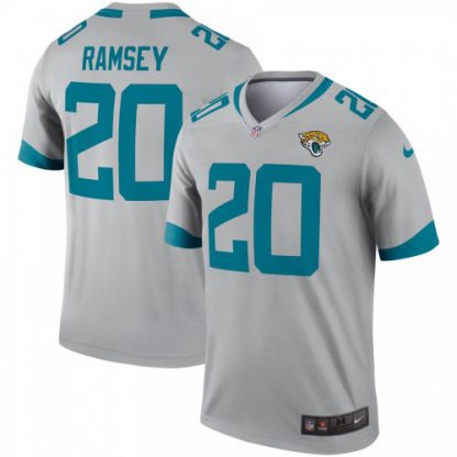 Jacksonville Jacksonville Jaguars #20 Jalen Los Angeles Ramsey Nike Inverted Legend Jersey Silver