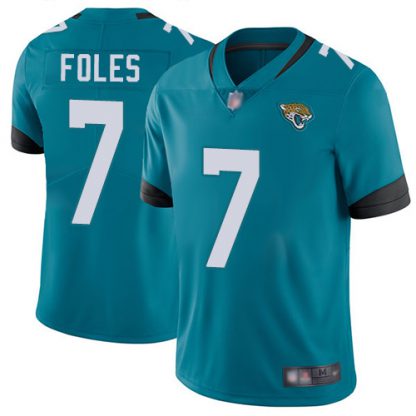 Nike Jacksonville Jaguars #7 Nick Foles Teal Green Alternate Youth Stitched NFL Vapor Untouchable Limited Jersey