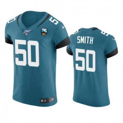 Jacksonville Jacksonville Jaguars #50 Telvin Smith Teal 25th Season Vapor Elite Stitched NFL Jersey