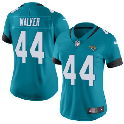 Nike Jacksonville Jaguars #44 Travon Walker Teal Green Alternate Women's Stitched NFL Vapor Untouchable Limited Jersey