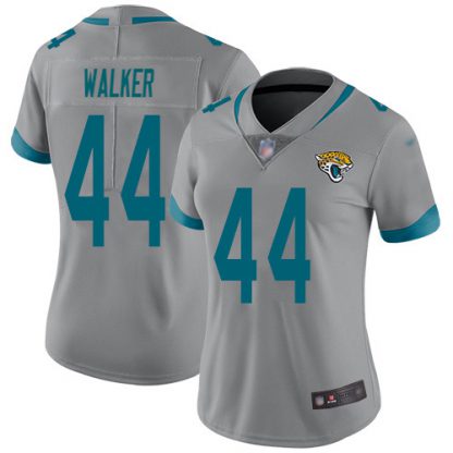 Nike Jacksonville Jaguars #44 Travon Walker Silver Women's Stitched NFL Limited Inverted Legend Jersey