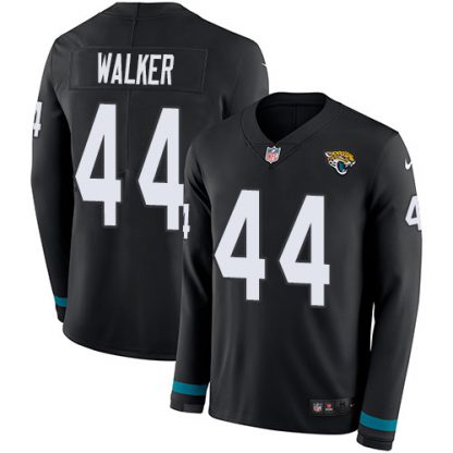 Nike Jacksonville Jaguars #44 Travon Walker Black Team Color Youth Stitched NFL Limited Therma Long Sleeve Jersey