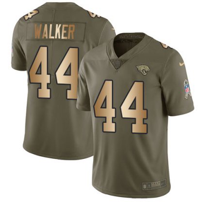 Nike Jacksonville Jaguars #44 Travon Walker Olive/Gold Youth Stitched NFL Limited 2017 Salute To Service Jersey