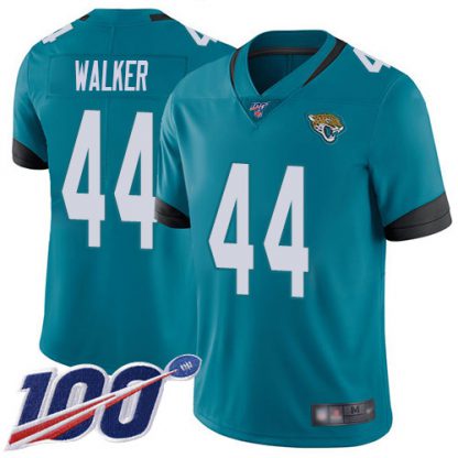 Nike Jacksonville Jaguars #44 Travon Walker Teal Green Alternate Men's Stitched NFL 100th Season Vapor Limited Jersey