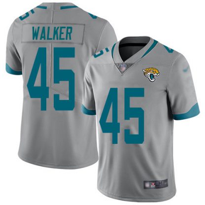 Nike Jacksonville Jaguars #44 Travon Walker Silver Men's Stitched NFL Limited Inverted Legend Jersey