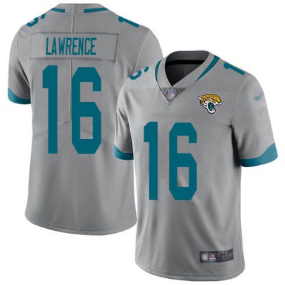 Nike Jacksonville Jaguars #16 Trevor Lawrence Silver Youth Stitched NFL Limited Inverted Legend Jersey