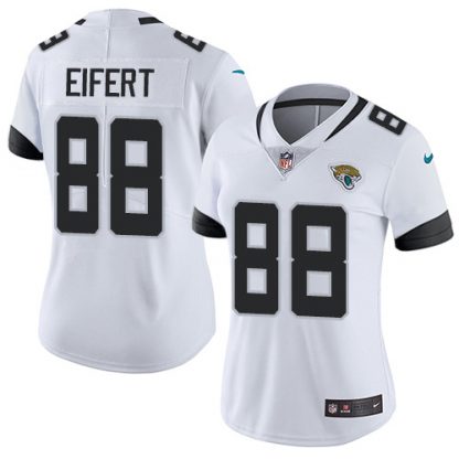 Nike Jacksonville Jaguars #88 Tyler Eifert White Women's Stitched NFL Vapor Untouchable Limited Jersey