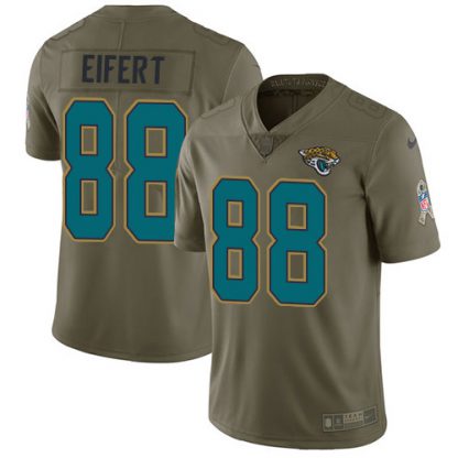 Nike Jacksonville Jaguars #88 Tyler Eifert Olive Youth Stitched NFL Limited 2017 Salute To Service Jersey