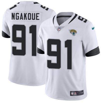Nike Jacksonville Jaguars #91 Yannick Ngakoue White Youth Stitched NFL Vapor Untouchable Limited Jersey