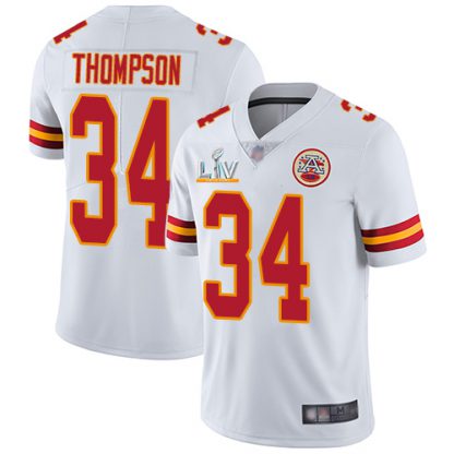 Nike Kansas City Chiefs #34 Darwin Thompson White Youth Super Bowl LV Bound Stitched NFL Vapor Untouchable Limited Jersey