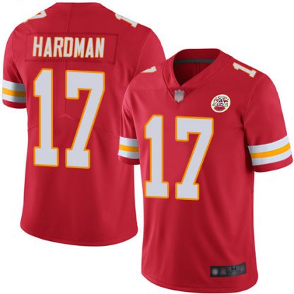 Nike Kansas City Chiefs #17 Mecole Hardman Red Team Color Men's Stitched NFL Vapor Untouchable Limited Jersey