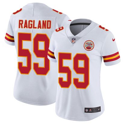 Nike Kansas City Chiefs #59 Reggie Ragland White Women's Stitched NFL Vapor Untouchable Limited Jersey