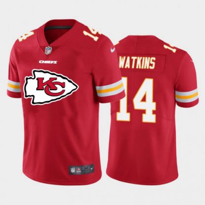 Kansas City Kansas City Chiefs #14 Sammy Watkins Red Men's Nike Big Team Logo Player Vapor Limited NFL Jersey
