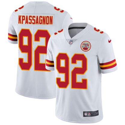 Nike Kansas City Chiefs #92 Tanoh Kpassagnon White Men's Stitched NFL Vapor Untouchable Limited Jersey