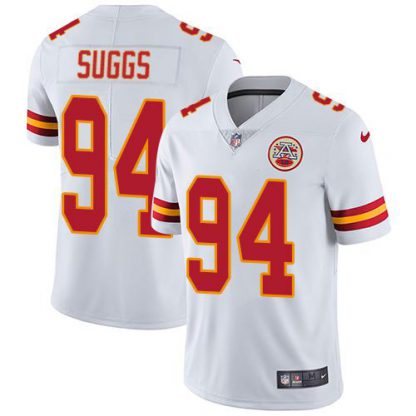 Nike Kansas City Chiefs #94 Terrell Suggs White Youth Stitched NFL Vapor Untouchable Limited Jersey