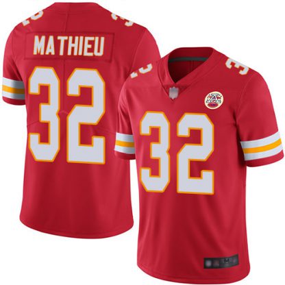 Nike Kansas City Chiefs #32 Tyrann Mathieu Red Team Color Youth Stitched NFL Vapor Untouchable Limited Jersey