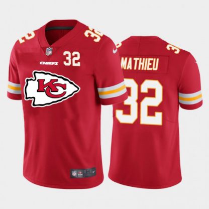 Kansas City Kansas City Chiefs #32 Tyrann Mathieu Red Men's Nike Big Team Logo Player Vapor Limited NFL Jersey
