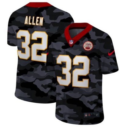 Kansas City Kansas City Chiefs #32 Tyrann Mathieu Men's Nike 2020 Black CAMO Vapor Untouchable Limited Stitched NFL Jersey