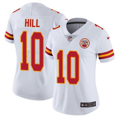 Nike Kansas City Chiefs #10 Tyreek Hill White Women's Stitched NFL Vapor Untouchable Limited Jersey