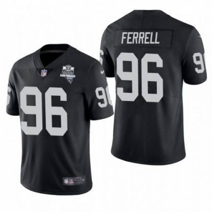 Las Vegas Las Vegas Raiders #96 Clelin Ferrell Men's Nike 2020 Inaugural Season Vapor Limited NFL Jersey Black