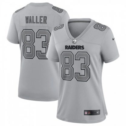 Las Vegas Las Vegas Raiders #83 Darren Waller Women's Gray Atmosphere Fashion Game Jersey